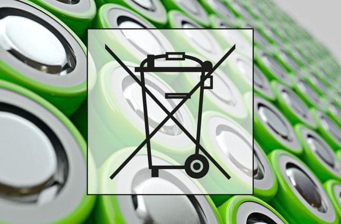 Batterieentsorgung - nicht in den Hausmüll